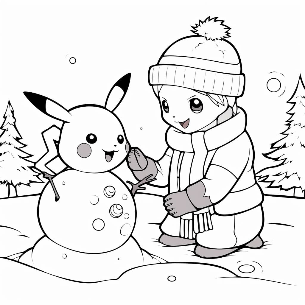 +30 Pikachu Coloring Pages for Free (Printable)
